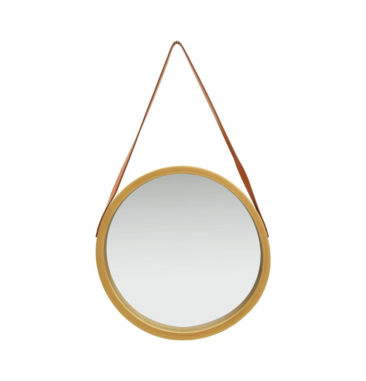 vidaXL Wall Mirror with Strap 16.7