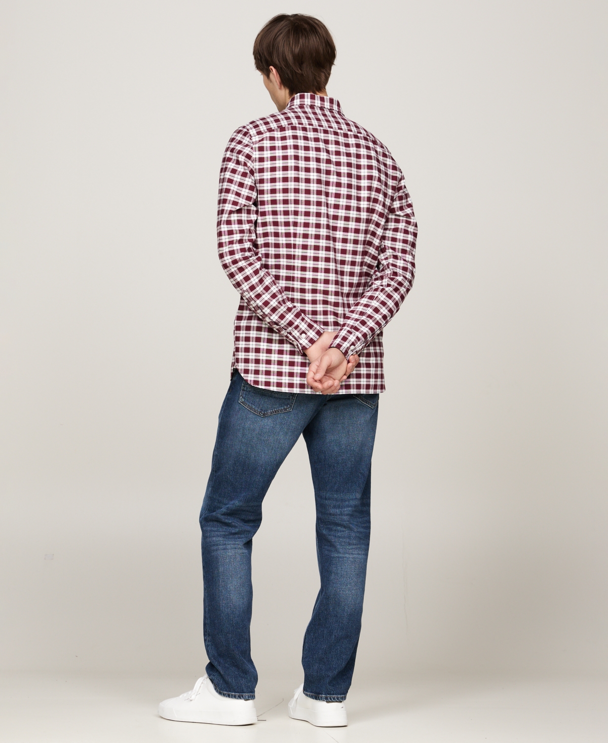 Tommy Hilfiger Men's Heritage Slim-Fit Check Button-Down Oxford Shirt - Multi