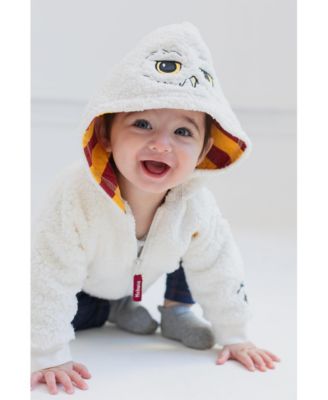 Baby Boys Hedwig Fleece Zip Up Costume Hoodie