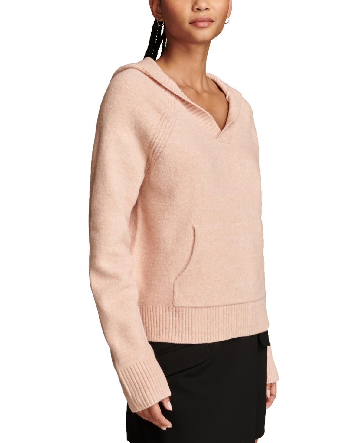 Lucky Brand Women's Long Sleeve Hooded Sweater