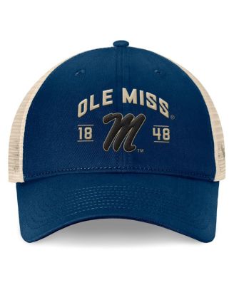 Men's Navy Ole Miss Rebels Heritage Waylon Trucker Adjustable Hat