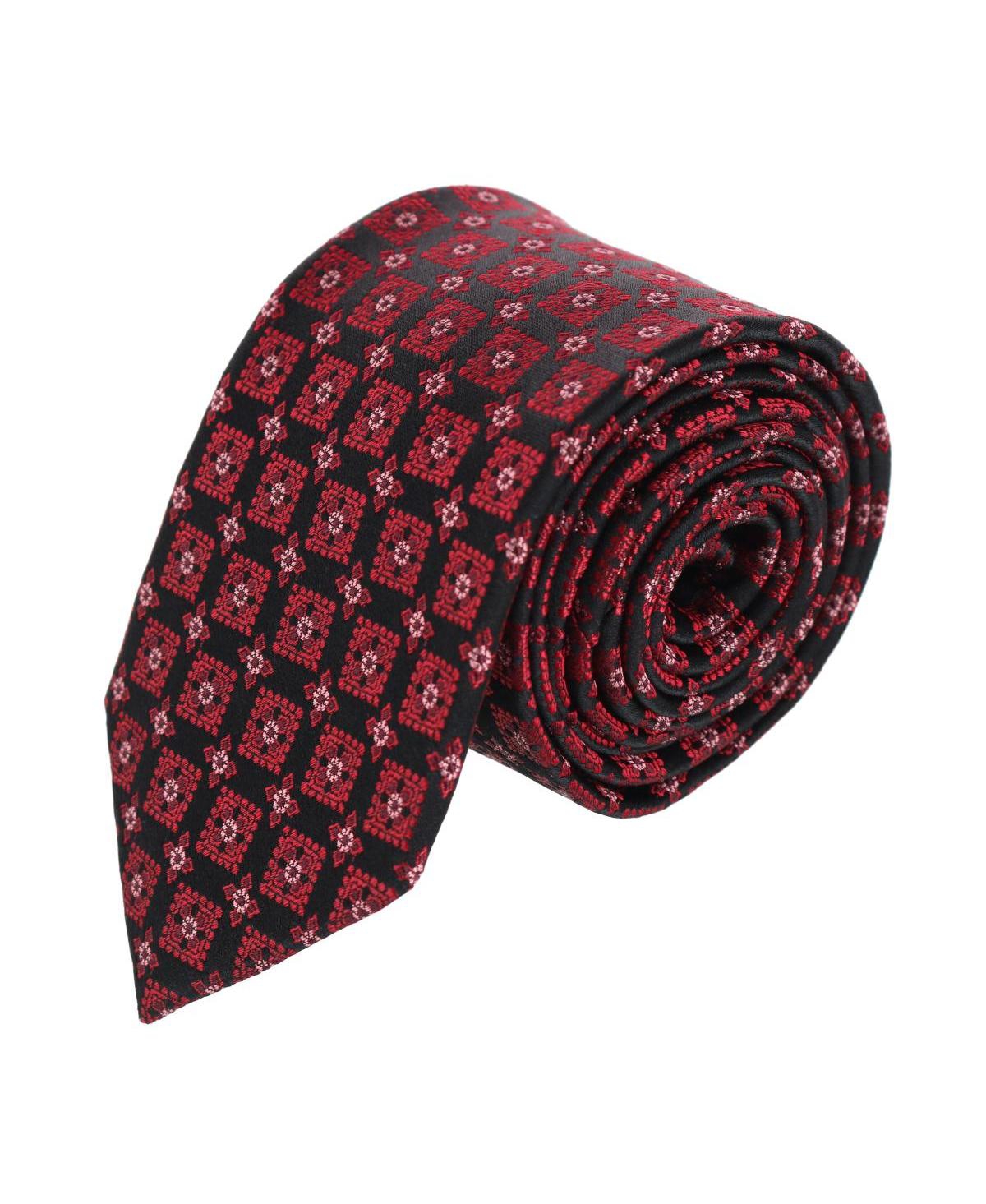Trafalgar Men's Azzimato Diamond Stately Silk Necktie