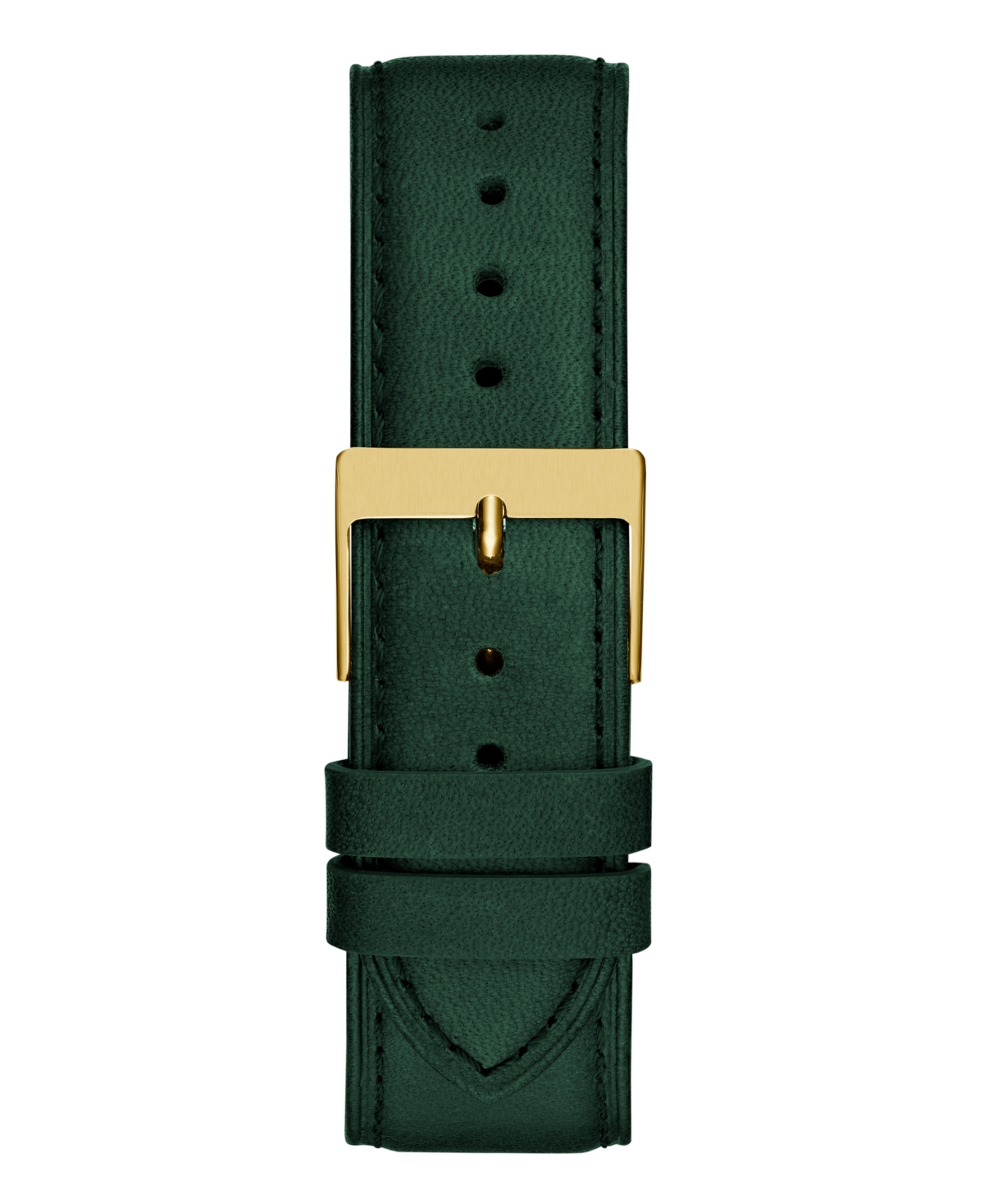Guess Men's Analog Green Leather Watch, 44mm In Green