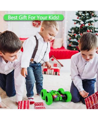 Remote Control Car Race Stunt Toy Double Sided 360° Rotating Rechargeable