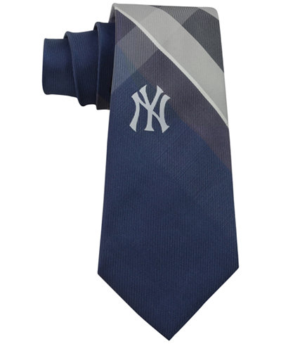 Eagles Wings New York Yankees Woven Grid Tie
