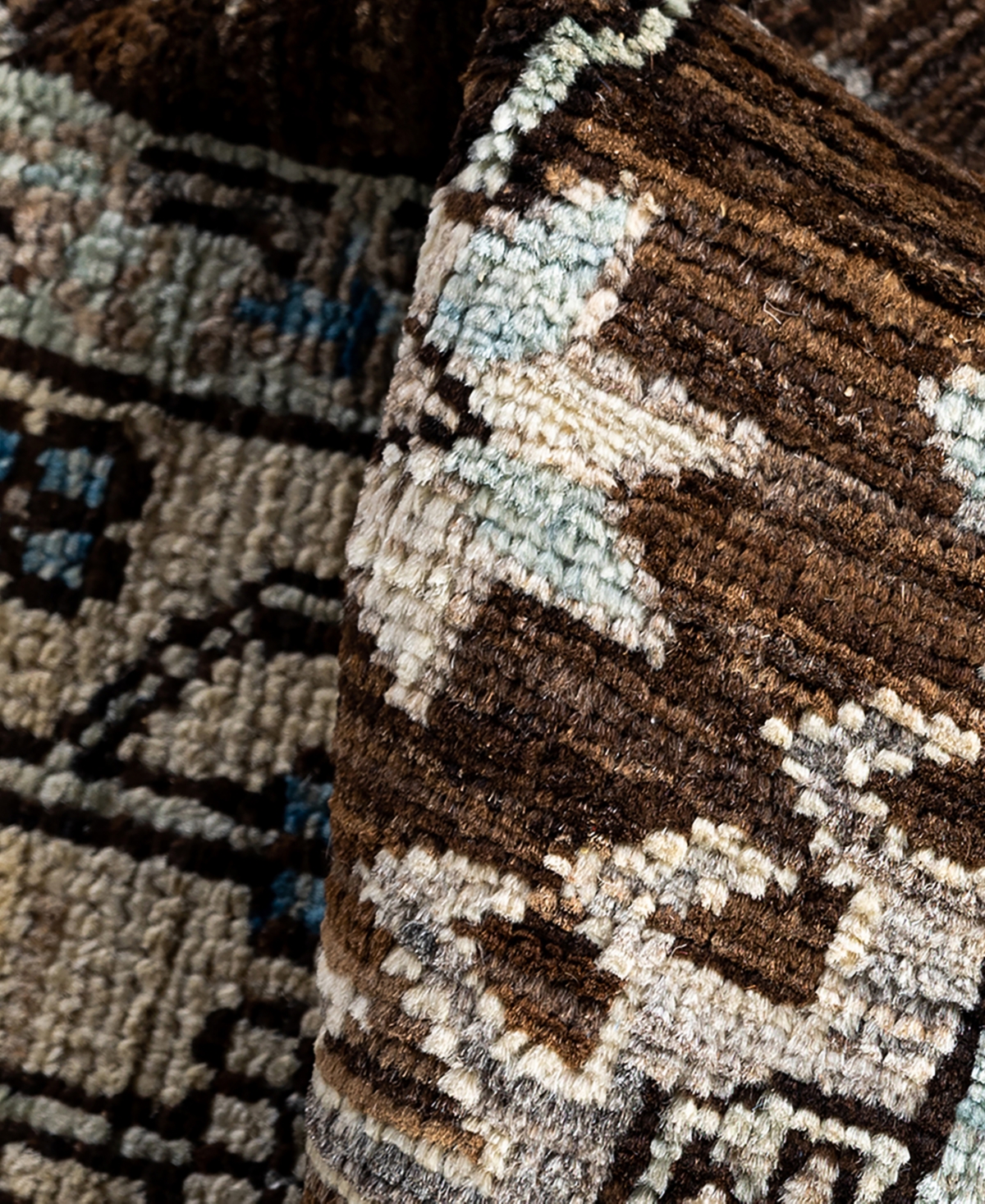 Adorn Hand Woven Rugs Serapi M1993 2'9"x9'9" Runner Area Rug In Brown