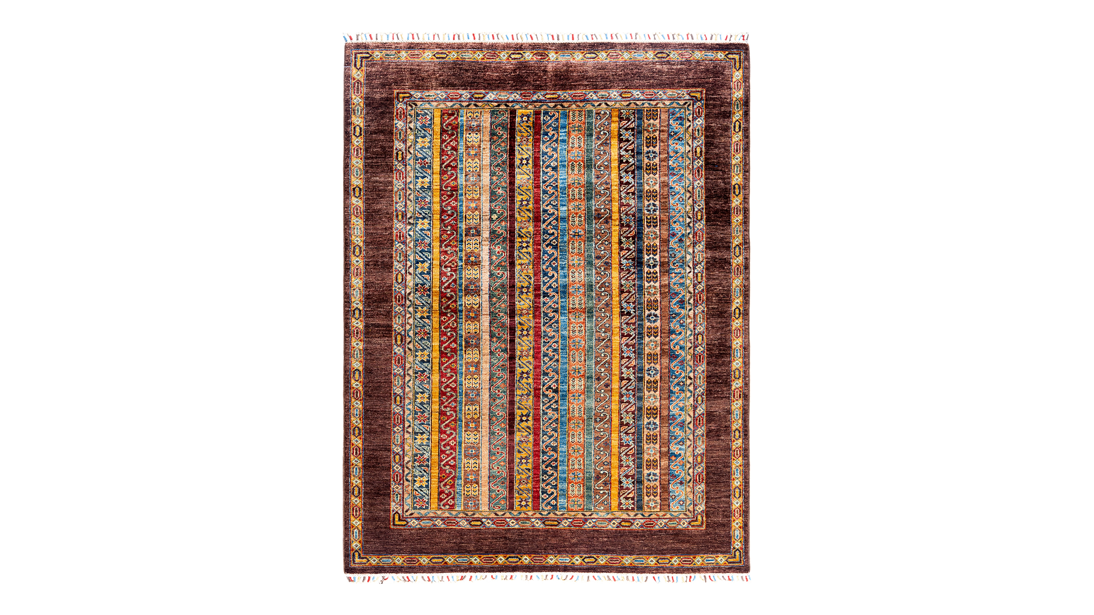 Adorn Hand Woven Rugs Tribal M1993 4'10"x6'3" Area Rug