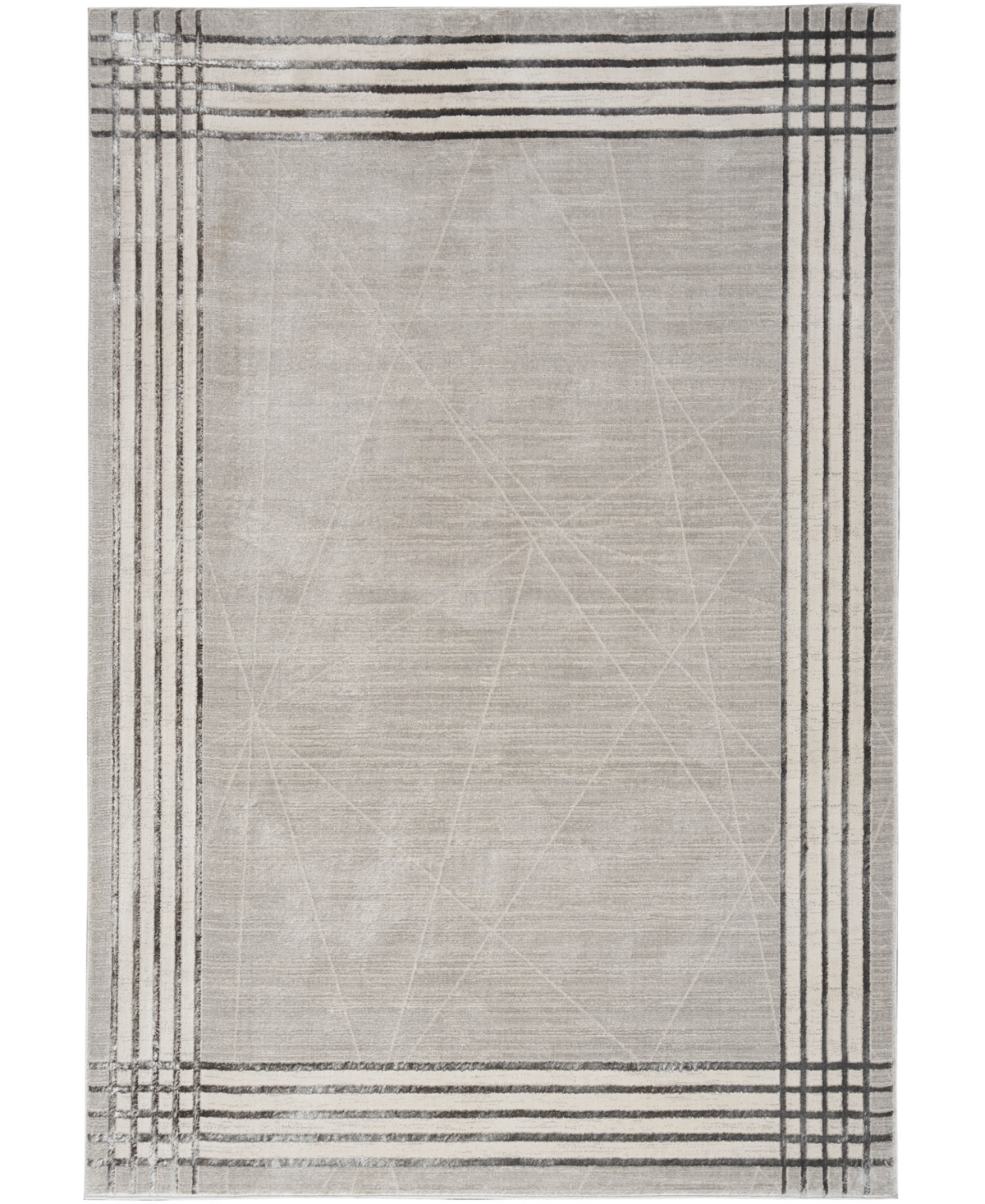 Nourison Home Desire Dsr01 5'3"x7'3" Area Rug In Gray