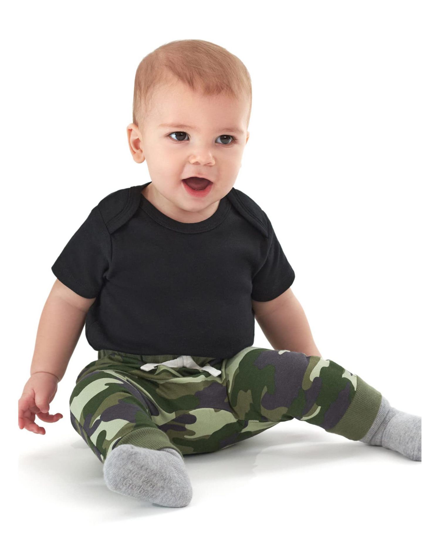 Baby Boys Camo Premium Joggers, 3-Pack