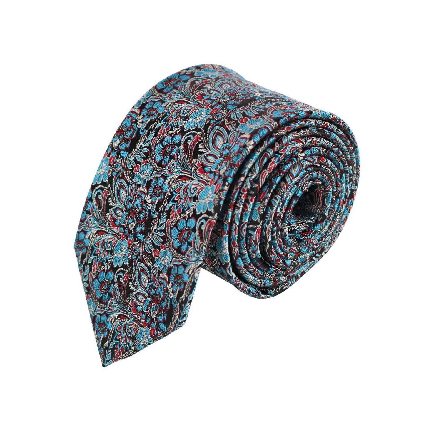 Men's Enzo Exploded Floral Silk Necktie