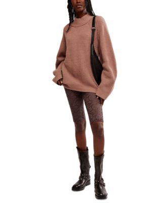 フリーピープル Free People Sunbeam Sweater レディース Sweaters Black Free People Sunbeam Oversize Turtleneck Sweater | Nordstromrack