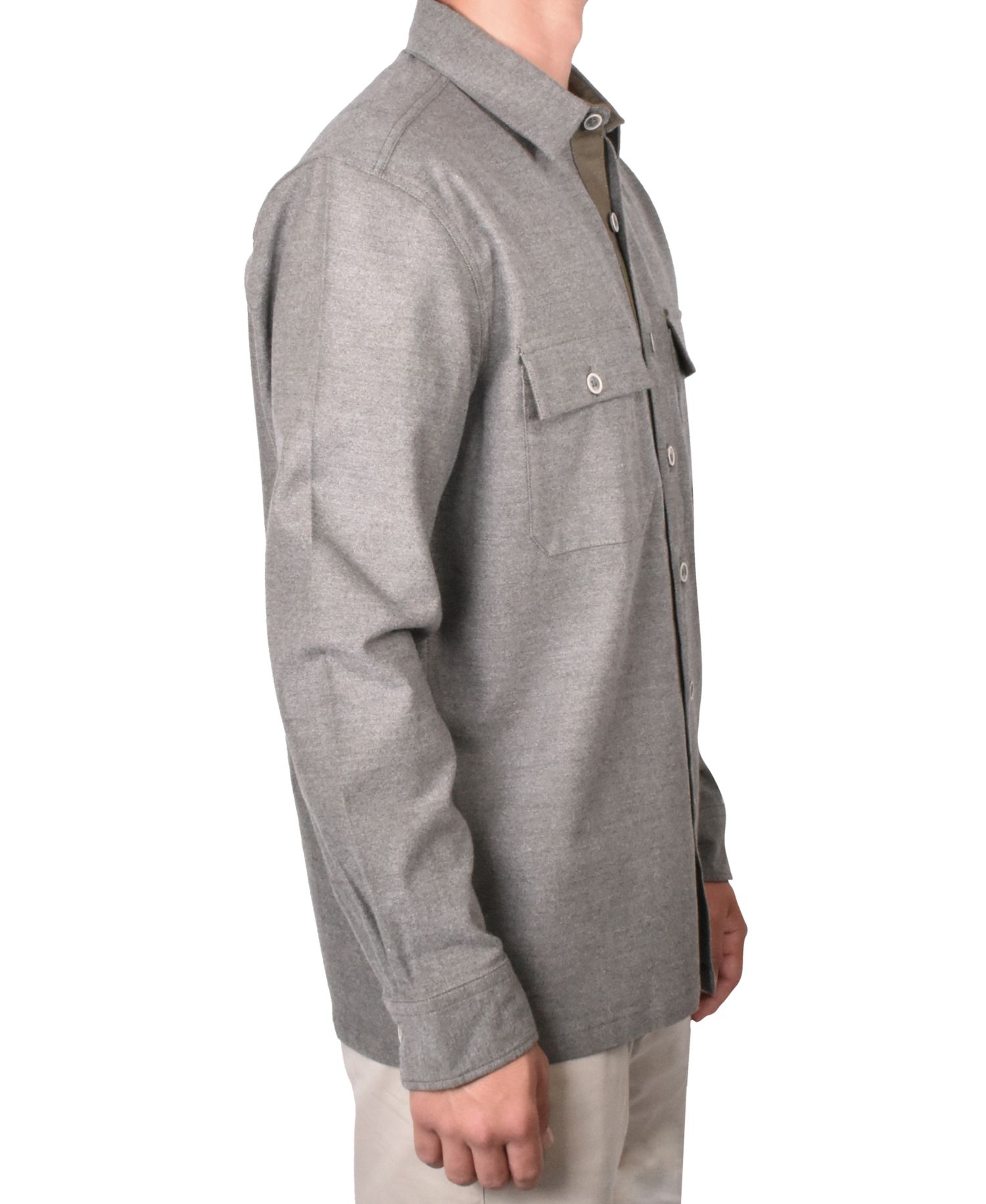 Men's Brushed Heather Shirt Jacket