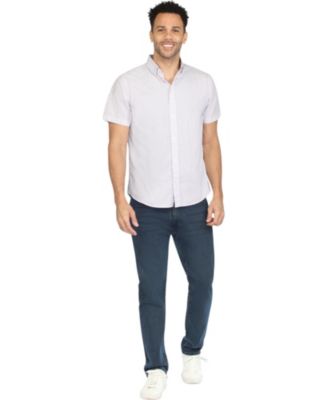 Мужская рубашка с коротким рукавом с принтом в виде бриллиантовых блоков Vustra Vustra 18090₽