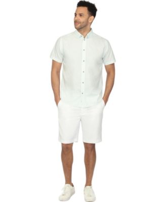 Мужская рубашка с коротким рукавом с цветочным принтом Vustra Vustra 18090₽