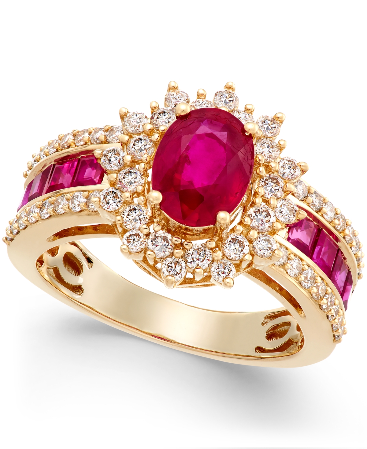 Macy's top ruby rings