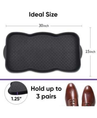 Multi-Purpose Plastic Boot &amp; Shoe Tray, 29.75&amp;quot; x 15&amp;quot;