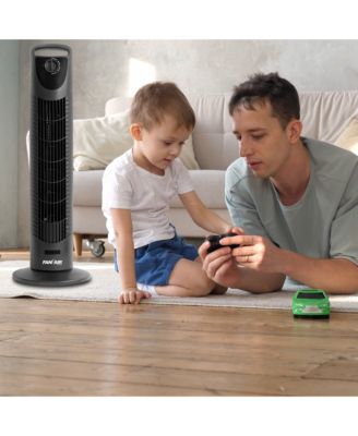 30" Tower Fan with 110° Oscillation, 45 Watts - White