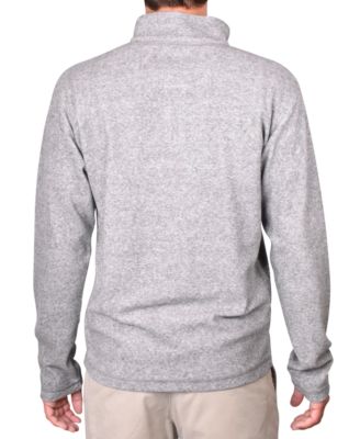 Men's Soft-Brushed Knit Quarter-Zip Sweater 