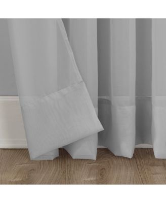 Sheer Voile Grommet Curtain Panel