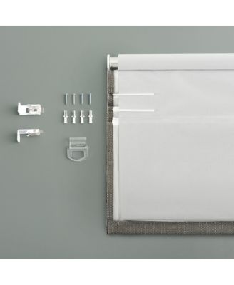 Pryer Textured 100% Blackout Cordless Roman Shade