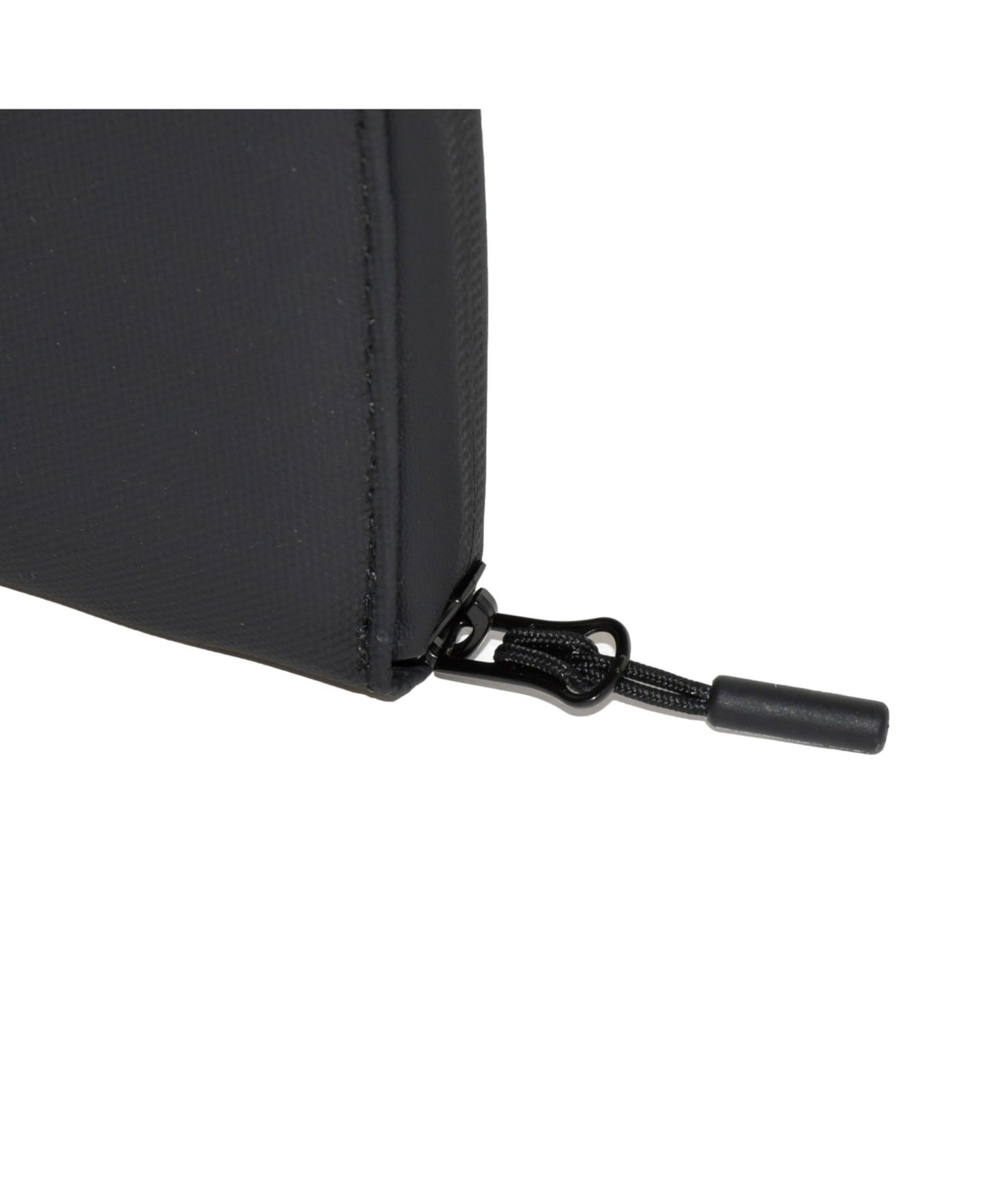 Мужской кошелёк Roots Slim Zipper Round Wallet, цвет: Чёрный комбинированный — фото 8