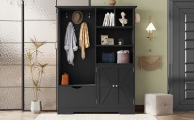 Elegant Multi-functional Hallway Entryway with Storage