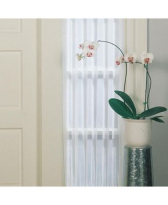 Sheer Voile Rod Pocket Door Sidelight Curtain Panel