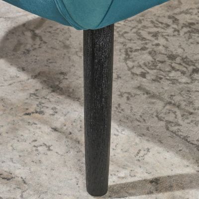 Button-Tufted Armchair With Ottoman Comfort And Style For Your Home