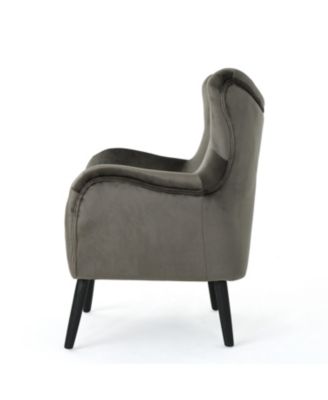 Set of 1 Alyssa Mid-Century Velvet Arm Chair Comfort And Glamour In One