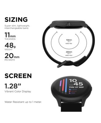 Sport 4 Unisex Silicone Strap Smartwatch 43.2mm