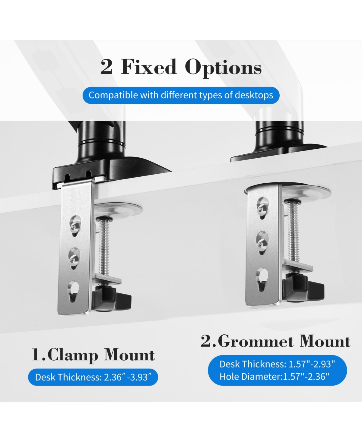 Streamdale Furniture Adjustable Monitor Arm for 15-27