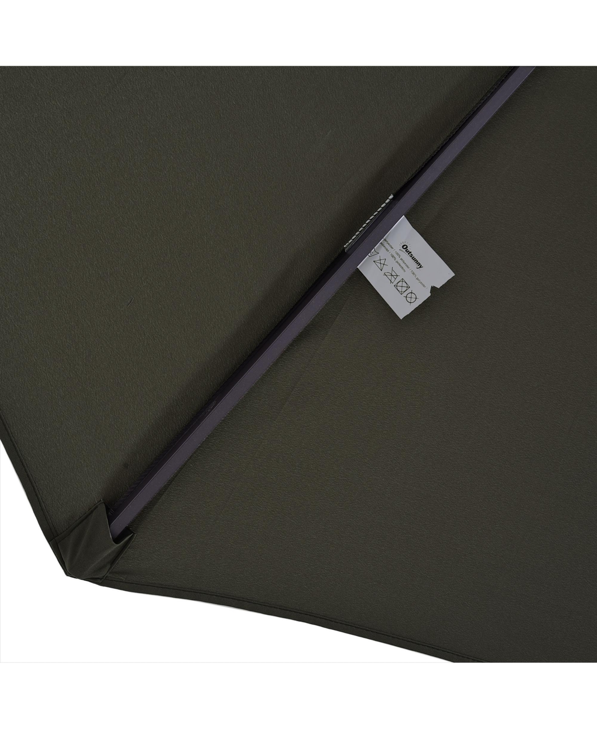 Streamdale Furniture 15ft Double-Sided Patio Umbrella with Crank Handle