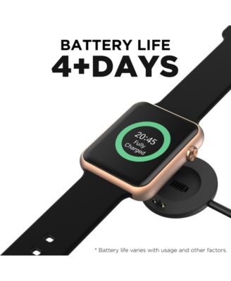 Air 4 Unisex Silicone Strap Smartwatch 41mm