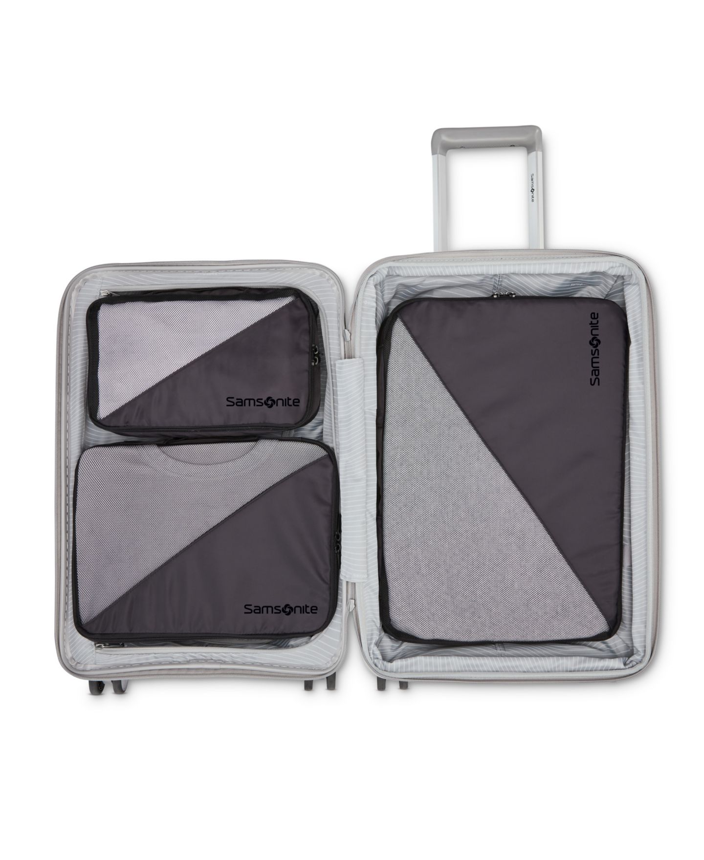 Сумки Samsonite 3-Pc. Packing Cube Set, цвет: Чёрный — фото 4