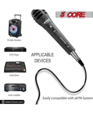 Microphone XLR Dynamic Karaoke Singing Handheld Microfono Professional Vocal DJ Music Mic - 2PCS