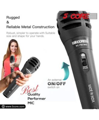 Microphone XLR Dynamic Karaoke Singing Handheld Microfono Professional Vocal DJ Music Mic - 2PCS