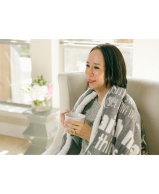 Premium Hope & Faith Sherpa Throw, 50" x 65"