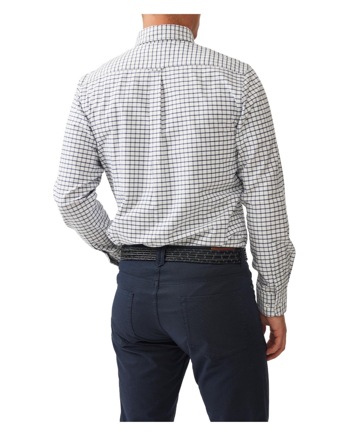 Rodd & Gunn Gunn Check Oxford 3 Sports Fit Shirt In Blue