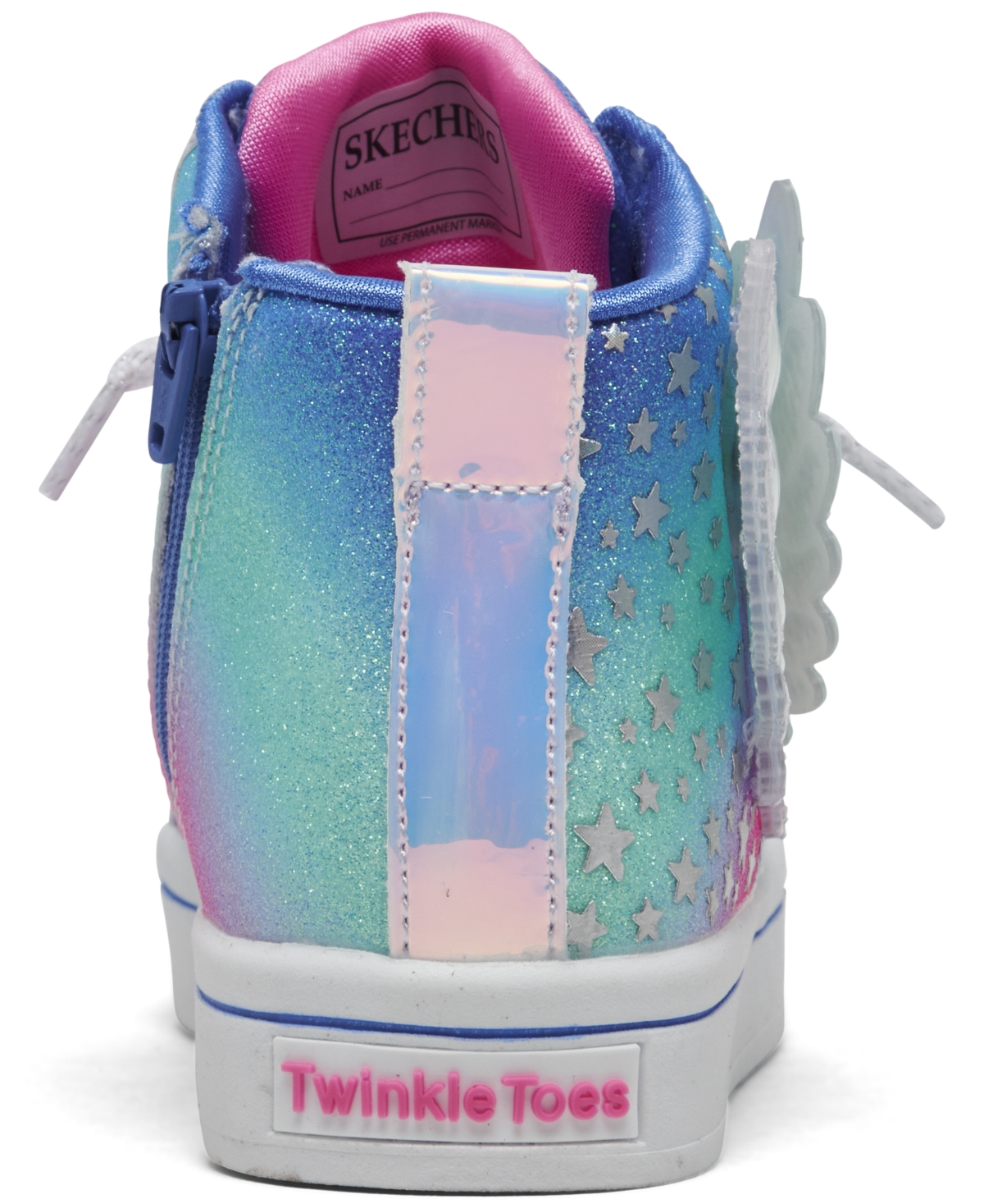 Skechers Toddler Girls Twinkle Toes Twi-Lites 2.0 - Dreamy Wings Light Up Casual Sneakers from Finish Line -Multi