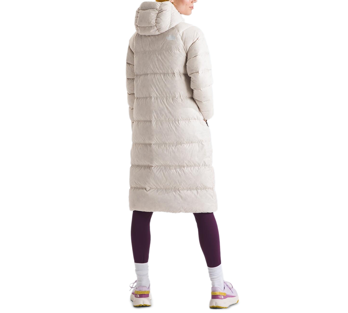 The North Face Women's Hydrenalite Down Parka In White Dune