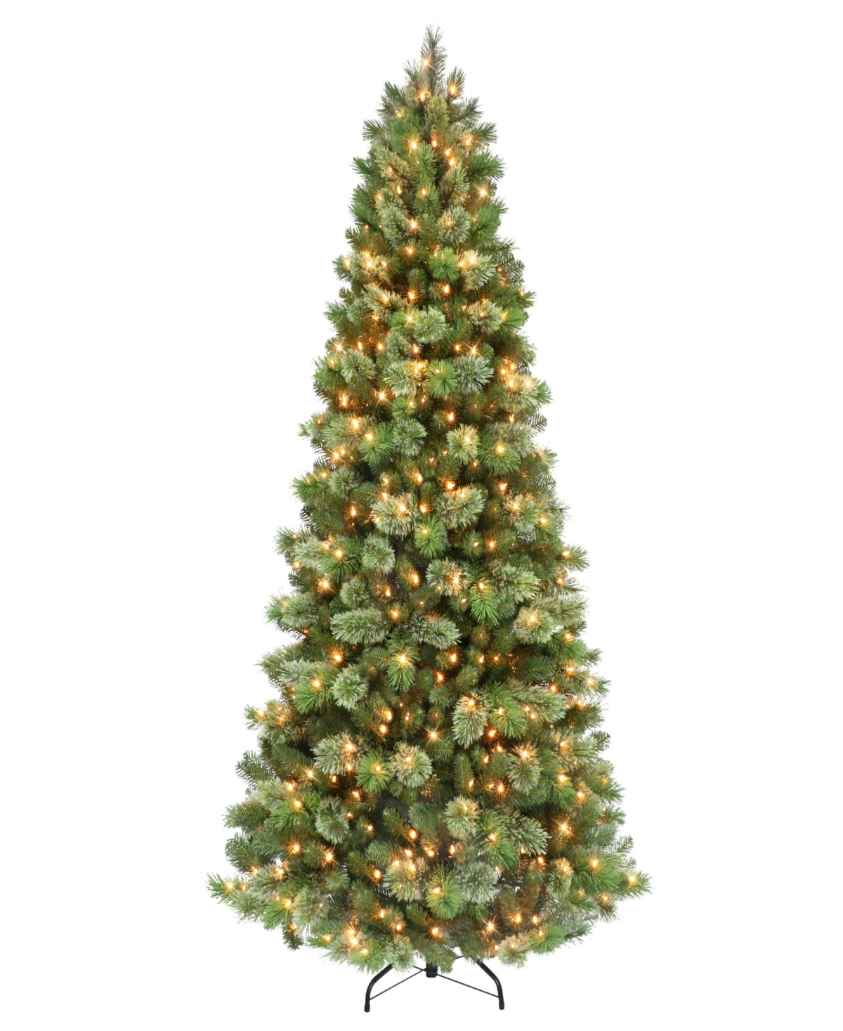 Pre-Lit Pine Artificial Tree 7.5 ft - Green