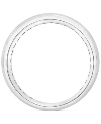 Men's Sapphire Polished Band (1-1/4 ct. t.w.) in Sterling Silver (Also in Ruby)