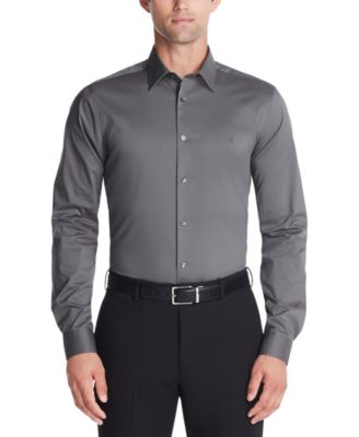 Calvin shops klein dress shirts slim fit