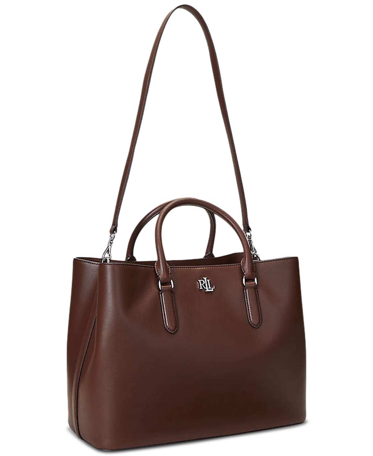 Lauren Ralph Lauren Women's Full-Grain Smooth Leather Large Marcy Satchel