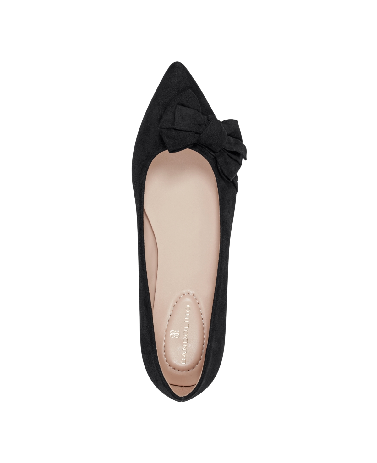 Bandolino Women's Sophy Pointed Toe Side Bow Detail Flats