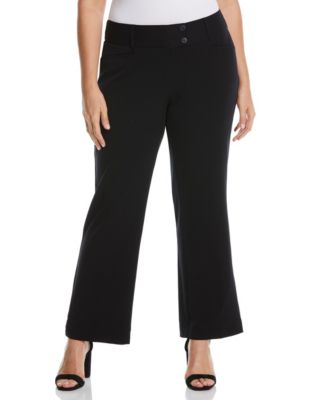 Plus Size Curvy Fit Short Length Bootcut Pant