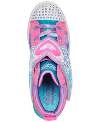 Skechers Little Girls Twi-Lites 2.0 - Flying Love Light-Up