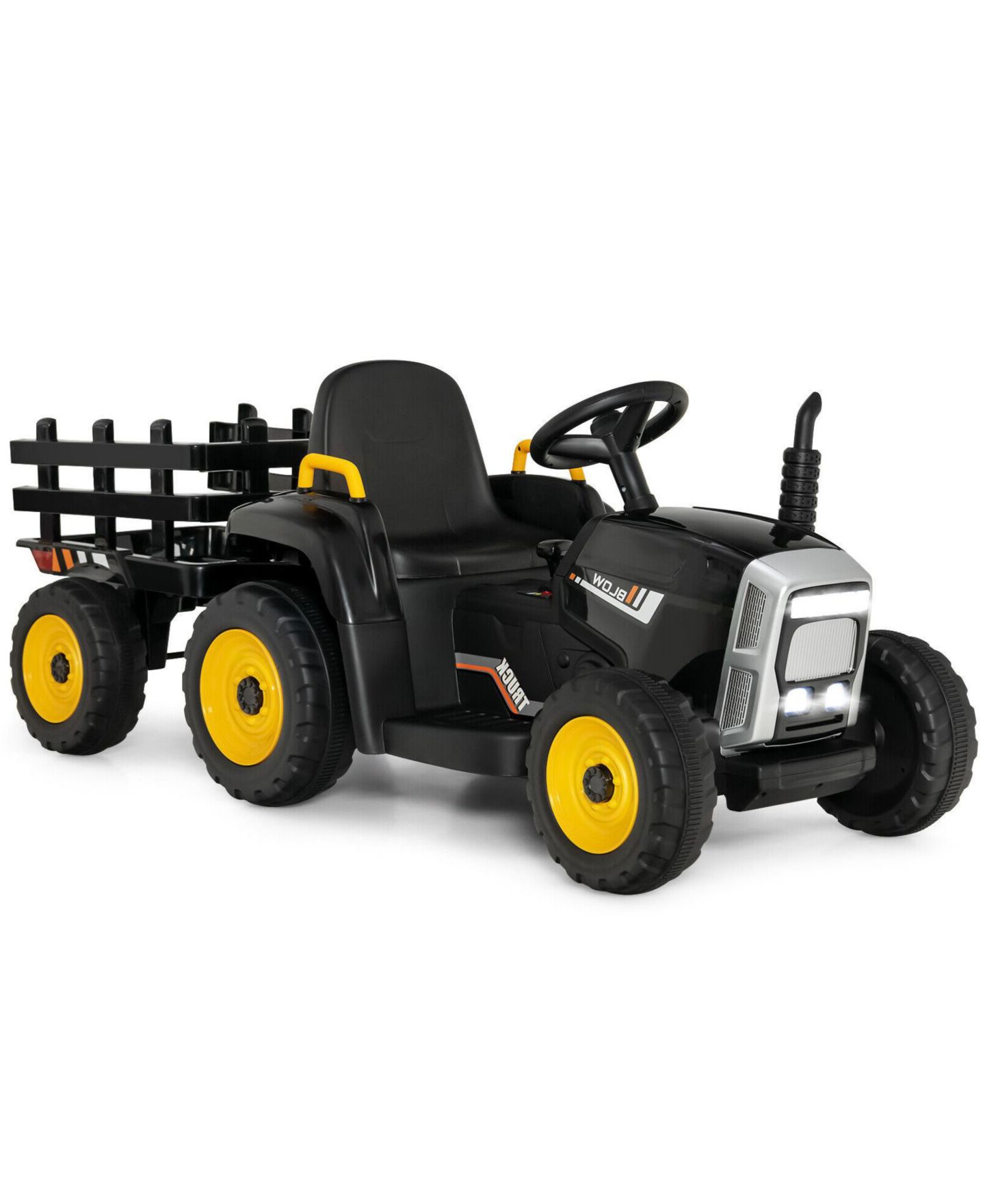 Детская игрушка SUGIFT 12V Ride on Tractor with 3-Gear-Shift, Remote-Control, Ages 3-7 Years, цвет: Чёрный — фото 1