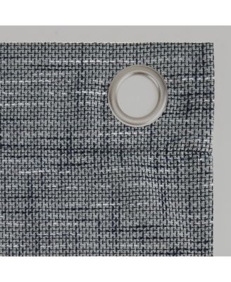 Kline Burlap Weave Thermal Extreme 100% Blackout Grommet Curtain Panel