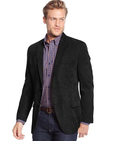 Tasso Elba Classic-Fit Microsuede Sport Coat, Only at Macy's